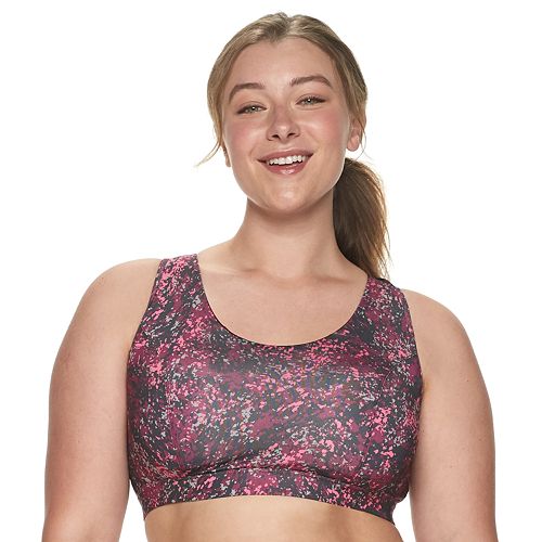 Plus Size Tek Gear® LowImpact Mesh Racerback Sports Bra