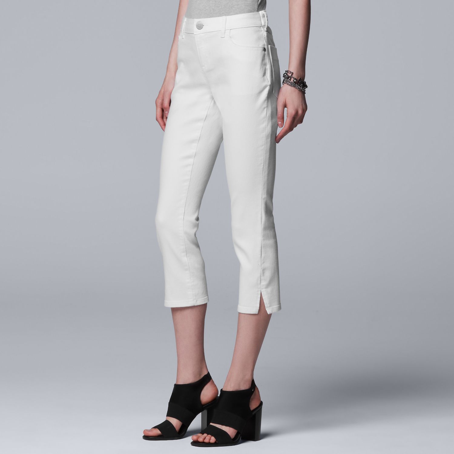 vera wang jean capris