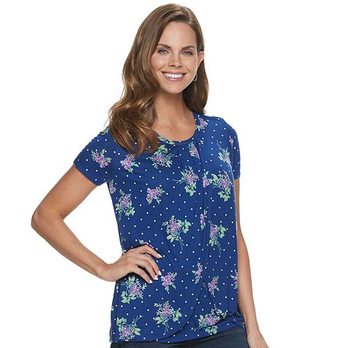 Maternity aglow Tulip Hem Nursing Tee