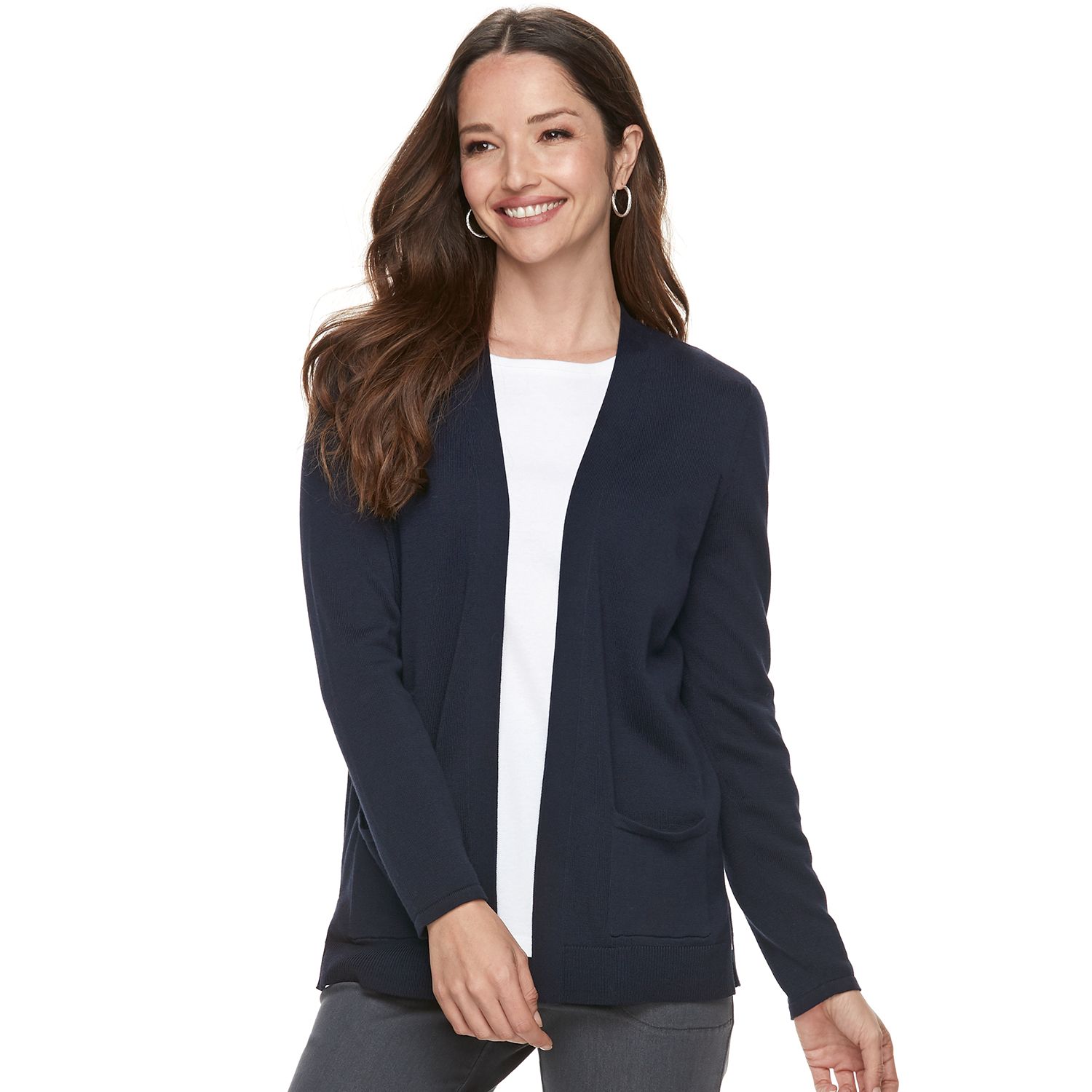 kohls petite cardigans