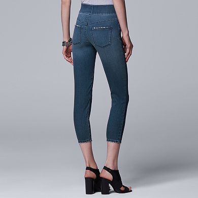 Women's Simply Vera Vera Wang Pull-On Capri Jeggings