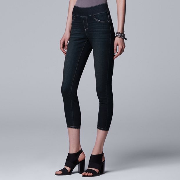 Women's Simply Vera Vera Wang Pull-On Capri Jeggings