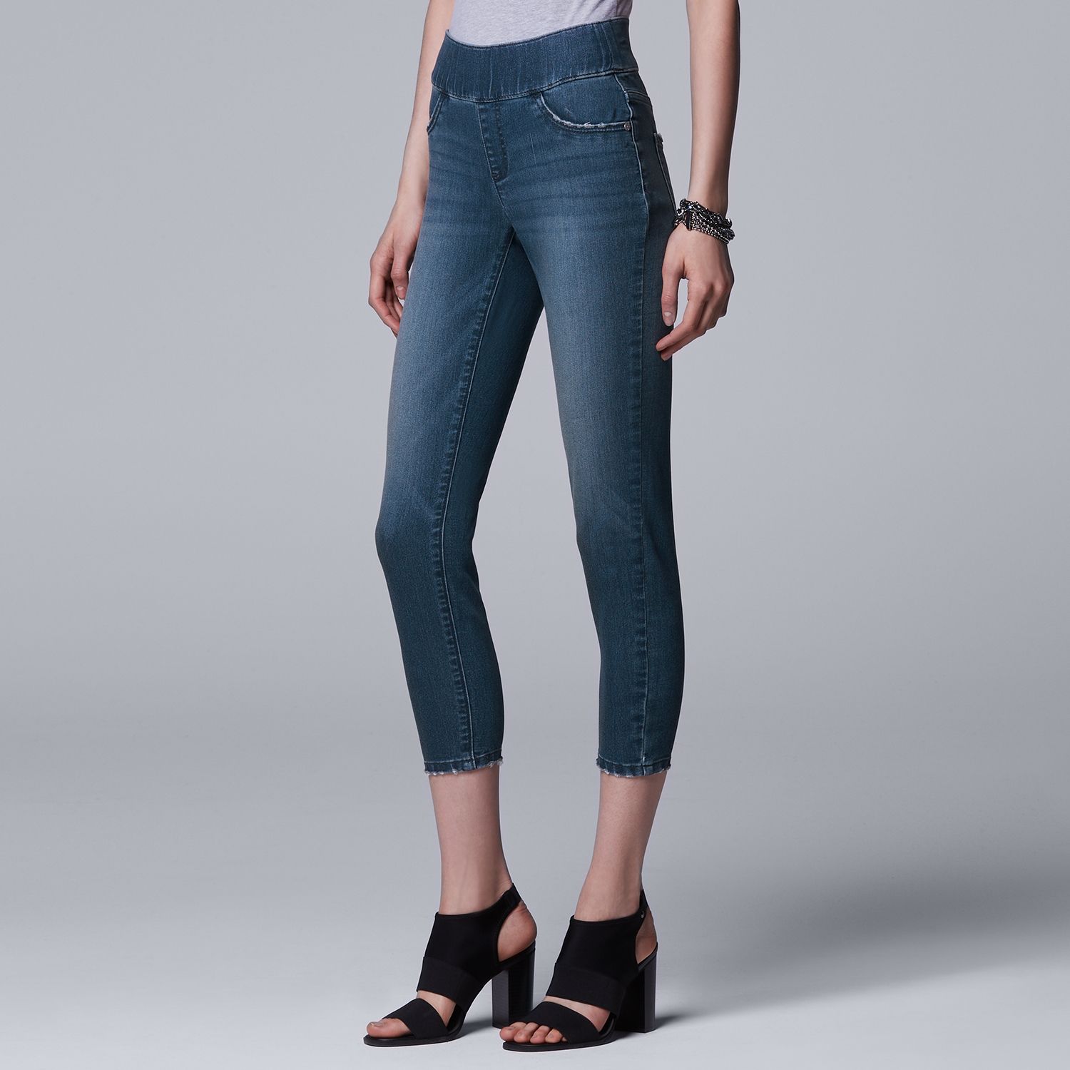 vera wang denim jeggings