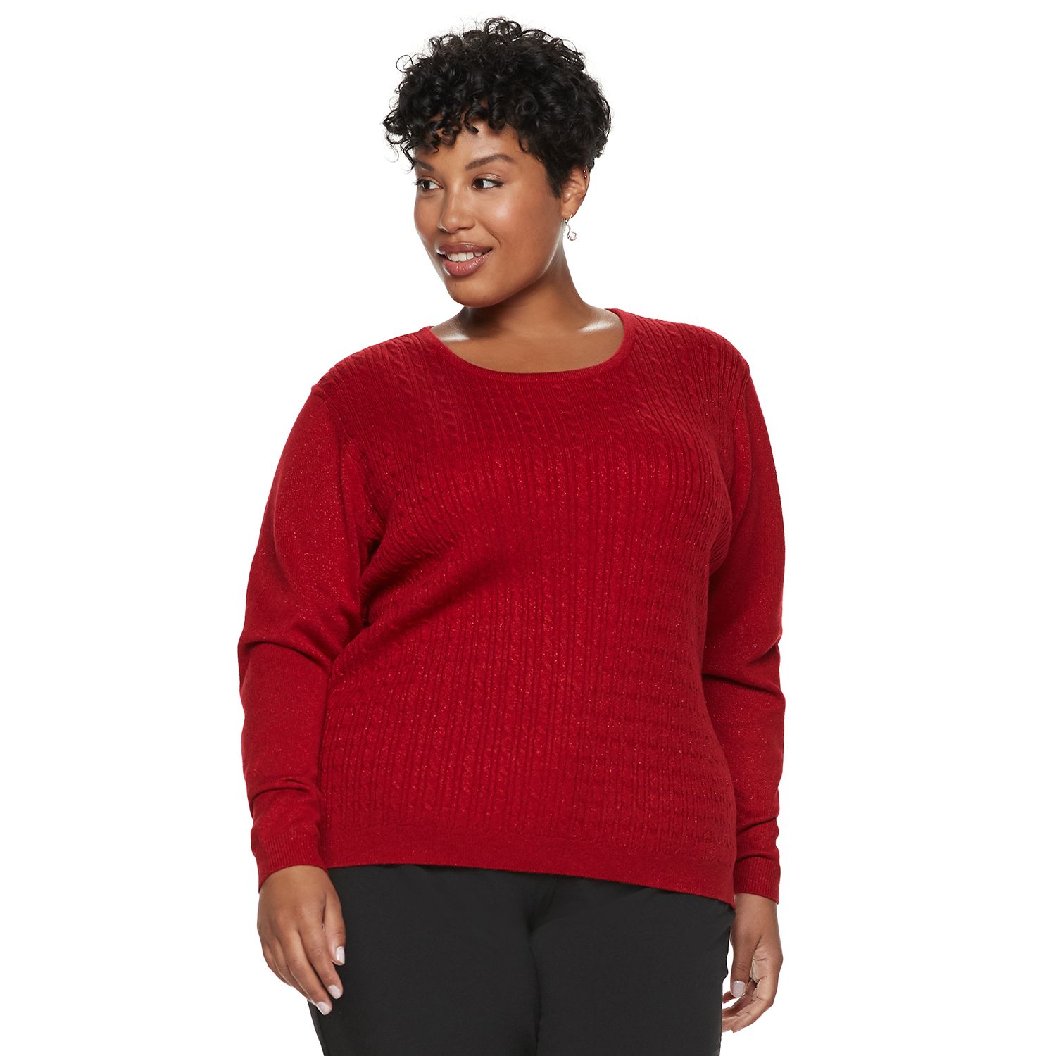sparkly sweaters plus size