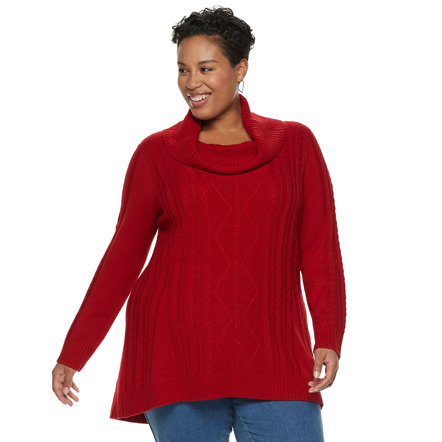 kohls plus size sweaters