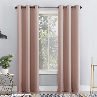 Sun Zero 2-Pack 100% Blackout Theater Grade Norway Grommet Curtain