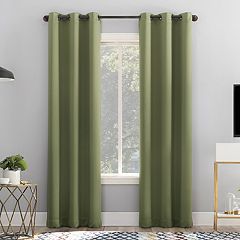 63 Inches Green Curtains Ds