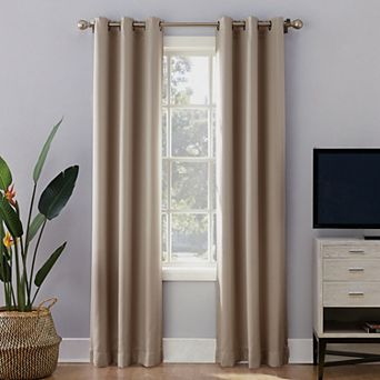 Sun Zero 2-Pack 100% Blackout Theater Grade Norway Grommet Curtain