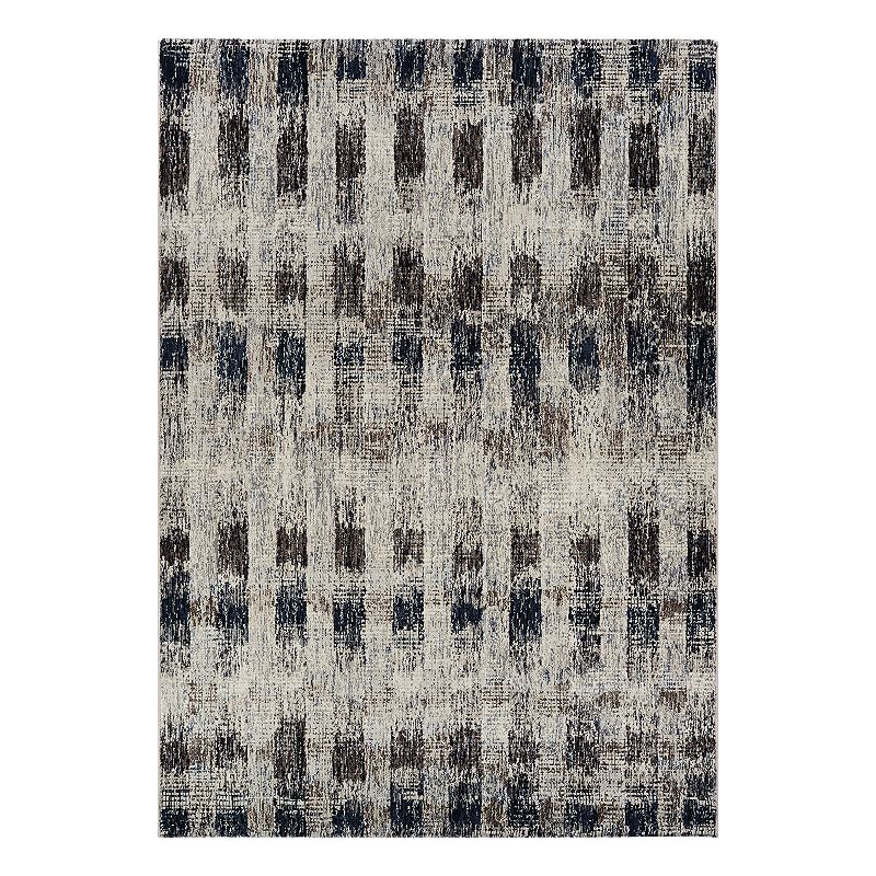 Couristan Easton Skyscraper Abstract Rug, Beig/Green, 8X11 Ft