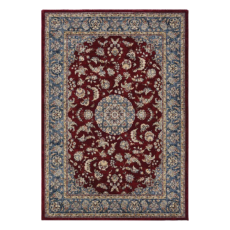 Couristan Monarch Medallion Framed Floral Rug, Multi, 3X5 Ft