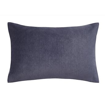 Heathered Velvet Oblong Throw Pillow
