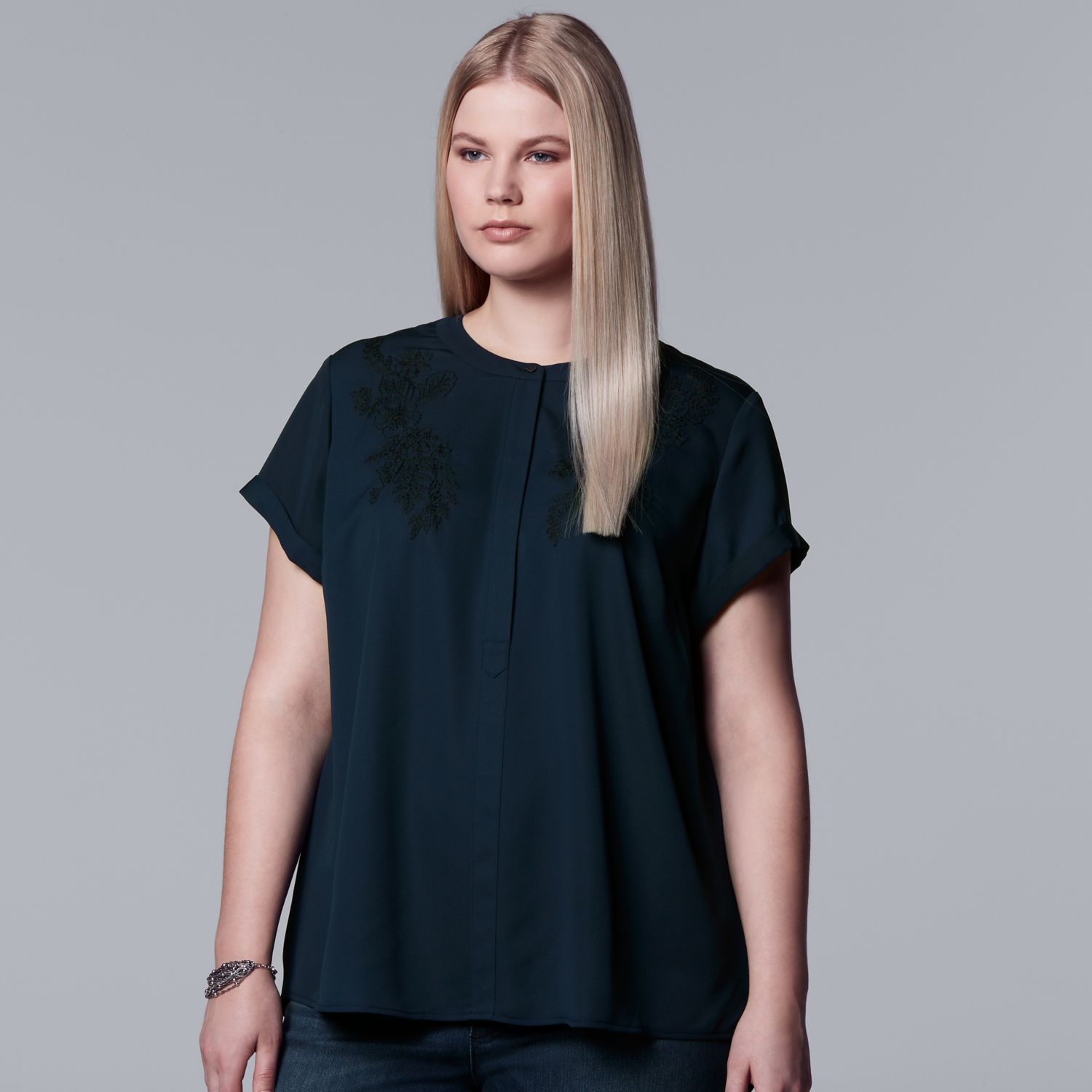 vera wang plus size tops