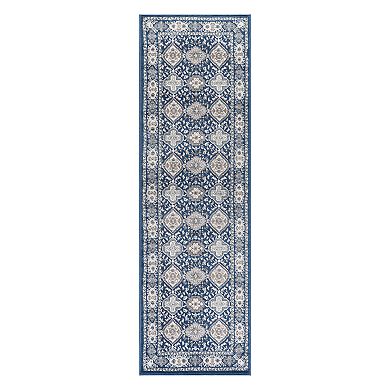 KHL Rugs Syracuse Traditional Framed Floral Rug
