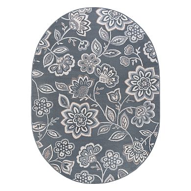 KHL Rugs Emmalyn Transitional Floral Rug