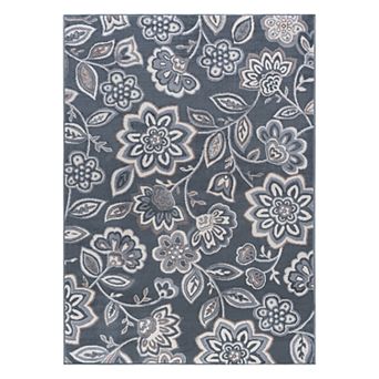 KHL Rugs Emmalyn Transitional Floral Rug