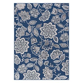 KHL Rugs Emmalyn Transitional Floral Rug