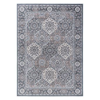 KHL Rugs Newcomb Traditional Framed Floral Rug