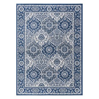 KHL Rugs Newcomb Traditional Framed Floral Rug