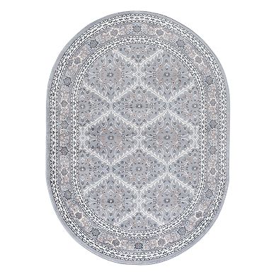 KHL Rugs Beauregard Traditional Framed Floral Rug