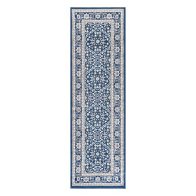 KHL Rugs Beauregard Traditional Framed Floral Rug