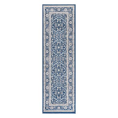 KHL Rugs Beauregard Traditional Framed Floral Rug