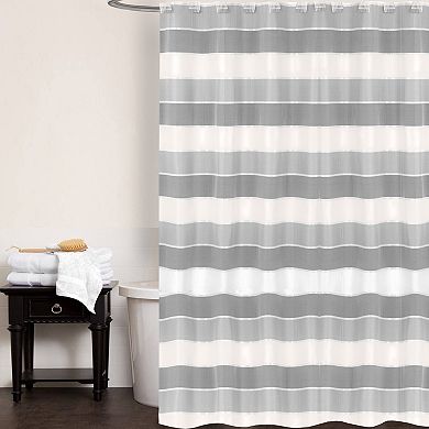 Popular Bath Modern Line Shower Curtain