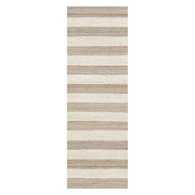 nuLOOM Alisia Stripes Jute Blend Rug