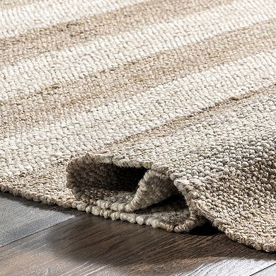 nuLOOM Alisia Stripes Jute Blend Rug