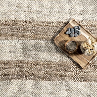 nuLOOM Alisia Stripes Jute Blend Rug