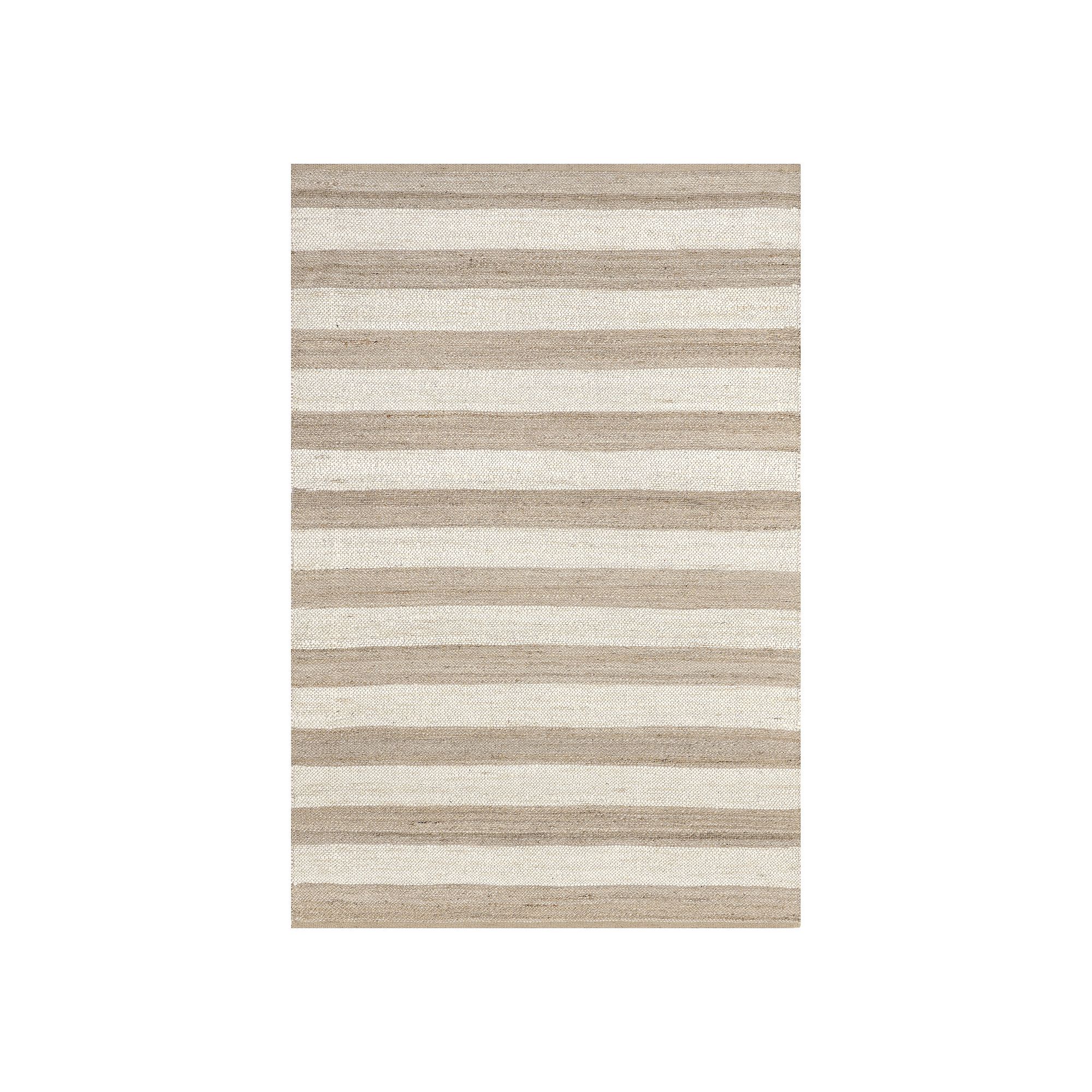 nuLOOM Alisia Stripes Jute Blend Rug, Off White