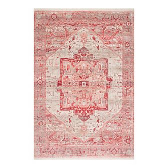 nuLOOM Ehtel Medallion Framed Floral Rug