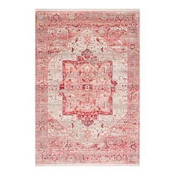nuLOOM Ehtel Medallion Framed Floral Rug