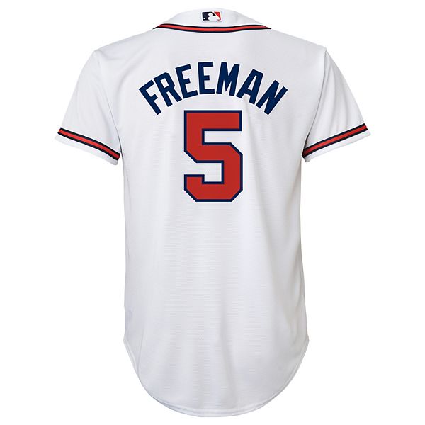 Youth Nike Freddie Freeman Red Atlanta Braves Alternate Replica Player  Jersey