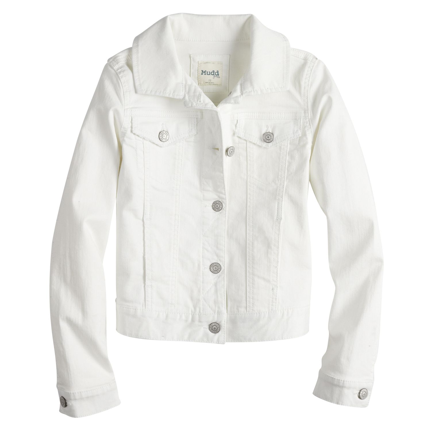 white jean jacket kohls