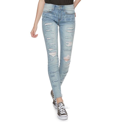 Juniors' Mudd® FLX Low Rise Stretch Skinny Jeans