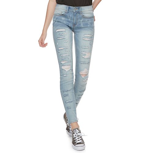 mudd flx stretch low rise skinny jeans