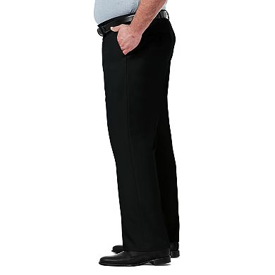 Big & Tall Haggar® Premium Comfort Expandable-Waist Classic-Fit Stretch Flat-Front Dress Pants