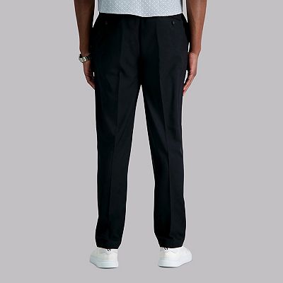 haggar mens premium comfort classic fit flat front dress pants Haggar Men Premium Comfort Classic Fit Flat Front Dress Pants Grey 48x38  New $70