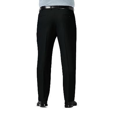 Big & Tall Haggar® Premium Comfort Expandable-Waist Classic-Fit Stretch Flat-Front Dress Pants
