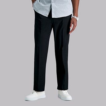 Big & Tall Haggar® Premium Comfort Expandable-Waist Classic-Fit Stretch Flat-Front Dress Pants