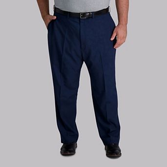 Big & Tall Haggar® Premium Comfort Expandable-Waist Classic-Fit Stretch Flat-Front Dress Pants
