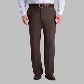 Big & Tall Haggar® Premium Comfort Expandable-Waist Classic-Fit Stretch Flat-Front Dress Pants