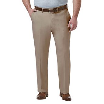 Big & Tall Haggar® Premium Comfort Expandable-Waist Classic-Fit Stretch Flat-Front Dress Pants