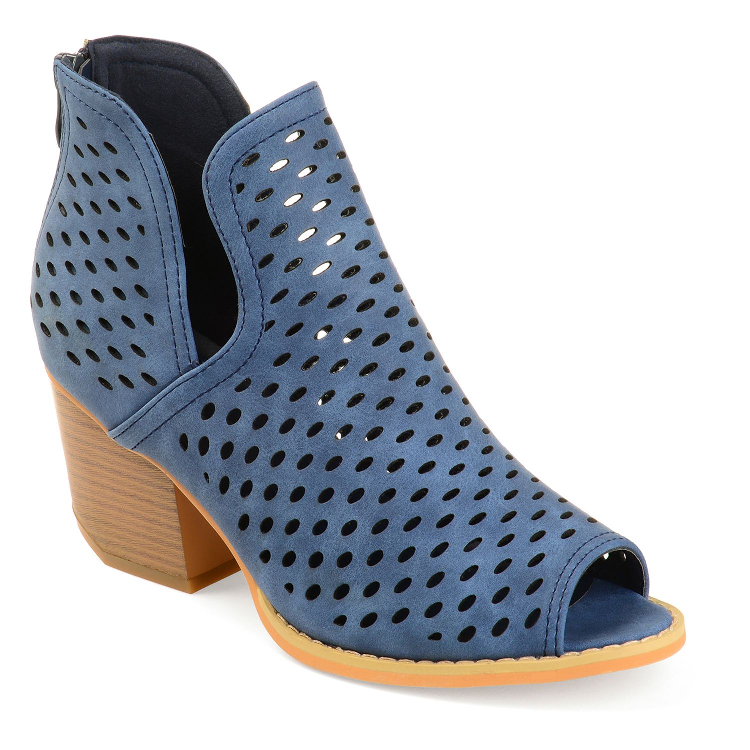 kohls open toe booties
