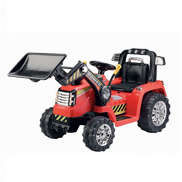 Blazin Wheels 12V Battery Operated Push Dozer Ride on Vehicle