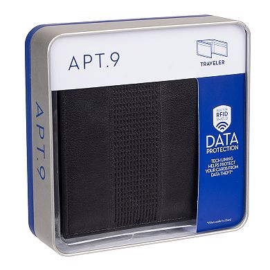 Men's Apt. 9® RFID-Blocking Extra Capacity Traveler Wallet 