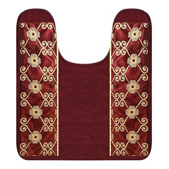 Popular Bath Elegant Rose Contour Rug