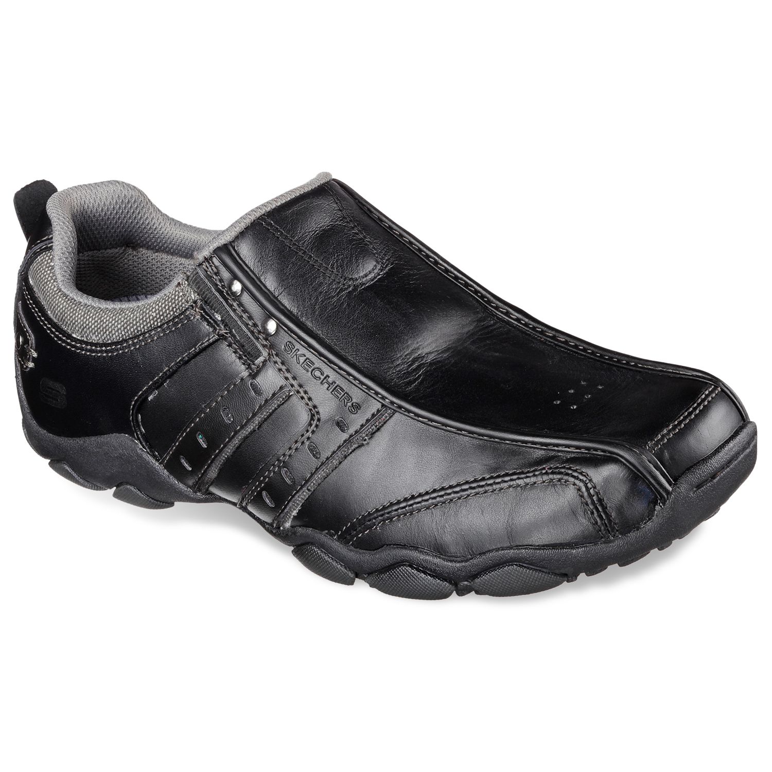 skechers formal black shoes