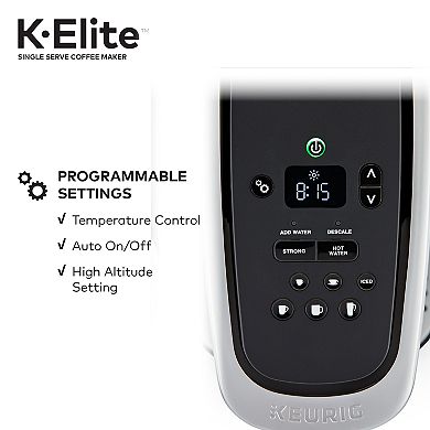 Keurig® K-Elite® Single-Serve K-Cup Pod® Coffee Maker, Iced Coffee Capability