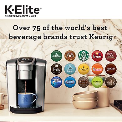 Keurig® K-Elite® Single-Serve K-Cup Pod® Coffee Maker, Iced Coffee Capability